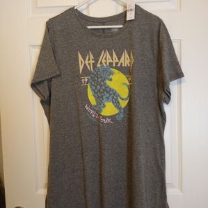 Lane Bryant Def Leppard graphic tee